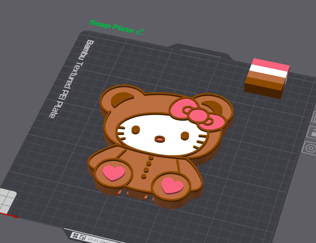 HK Teddy Bear Soap Plate ONLY