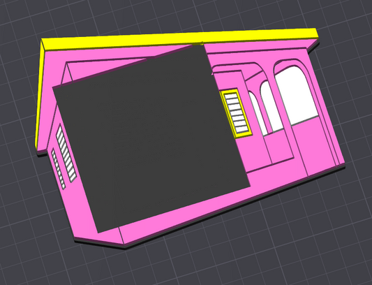 La Casita Sticky Note Holder STL