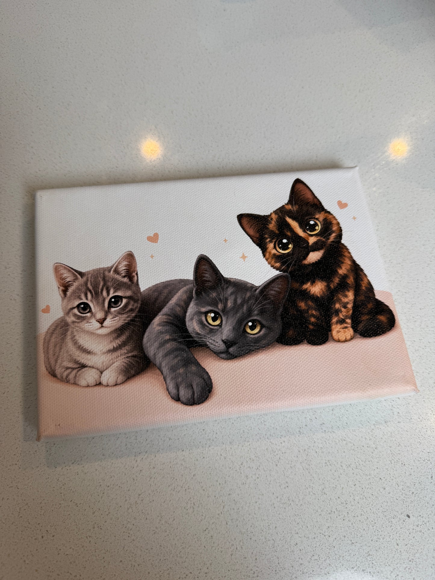 Custom 5x7 Photo Canvas Print | Personalized Pet Portrait, Family Photo, Couple Gift, Memorial Keepsake, UV Printed Canvas