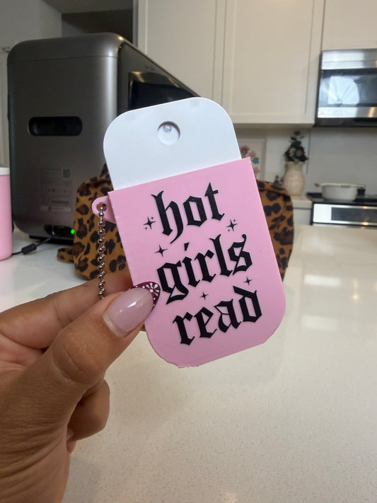 Hot Girls Read Hand Sanitizer Holder