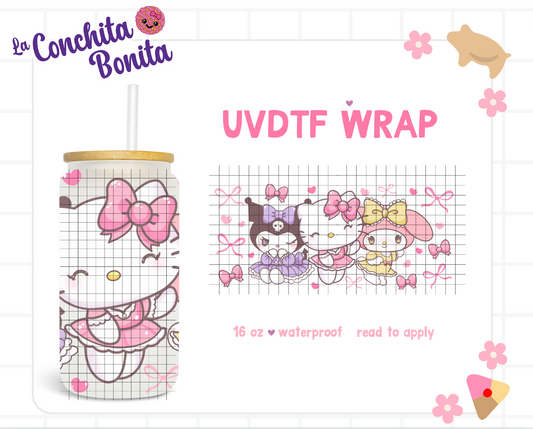 UVDTF Coquette Kawaii Friends