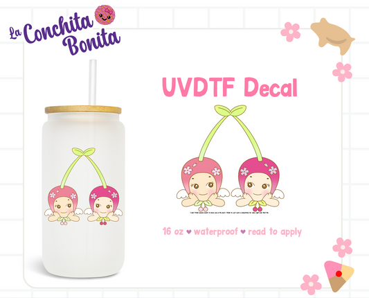 UVDTF Decal Baby Cherries