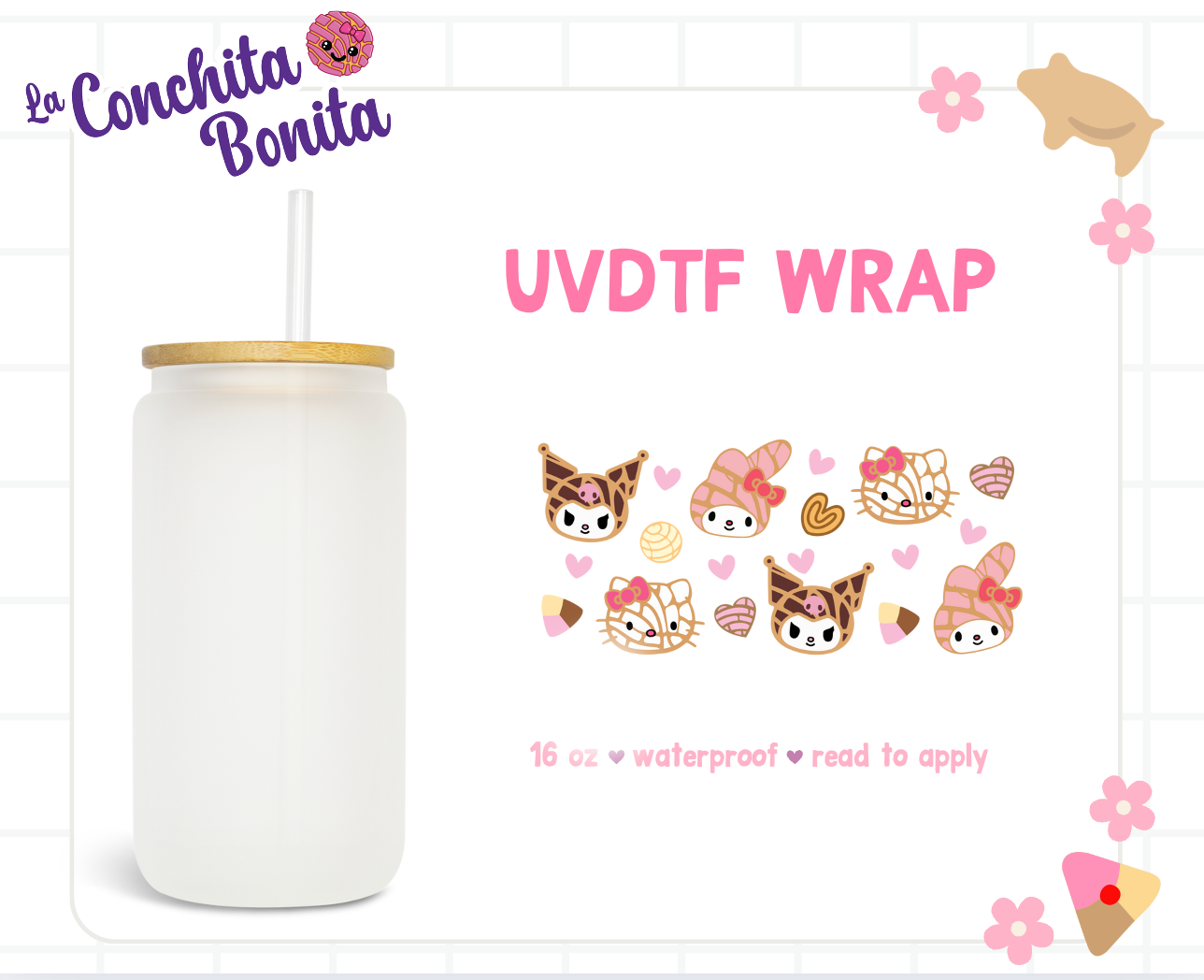 UVDTF Wrap Kawaii Conchas