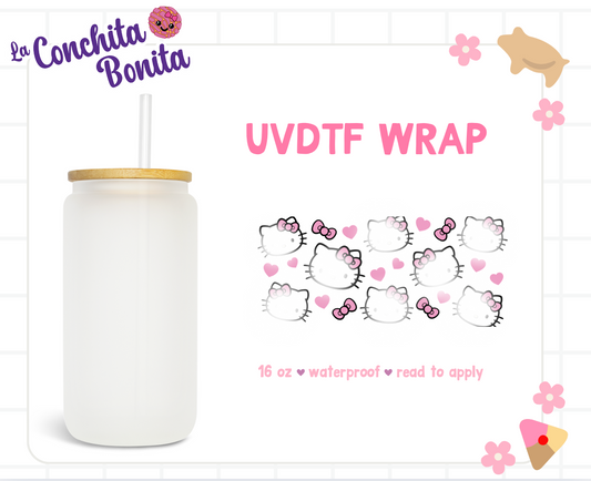 UVDTF Wrap Kawaii Kitty Heads