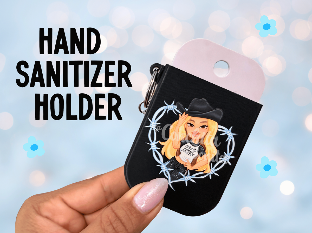 Karol G Cowgirl Hand Sanitizer Holder