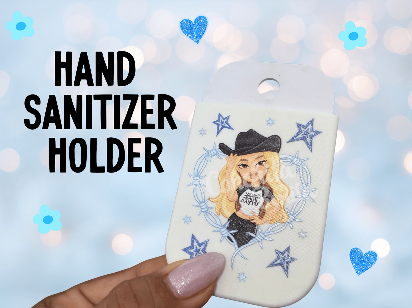 Karol G Cowgirl Hand Sanitizer Holder
