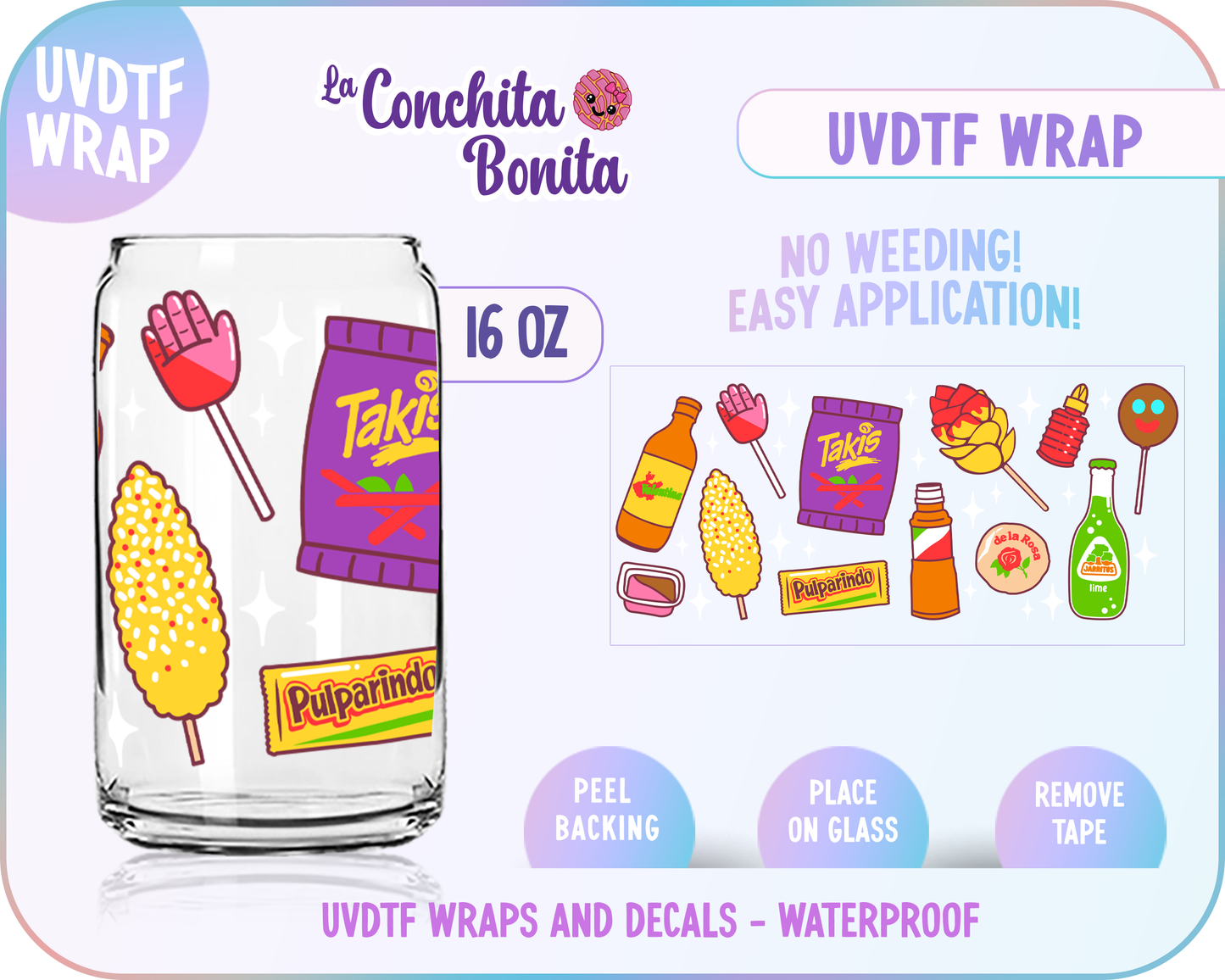 UVDTF Mexican Candies Wrap
