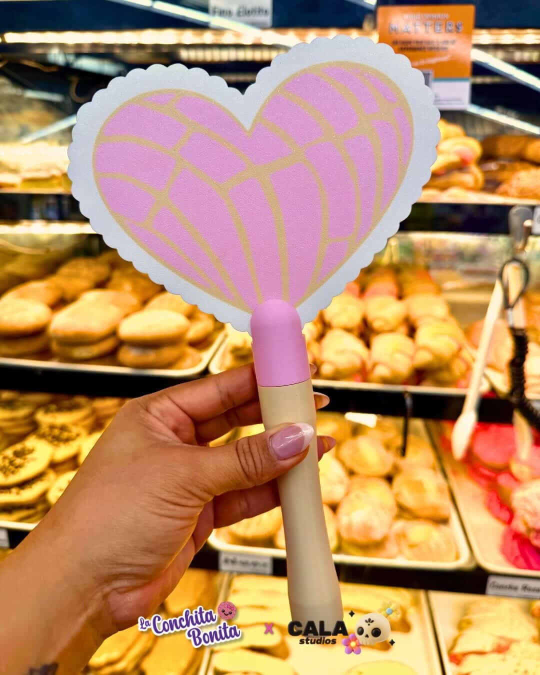 Scallop Concha Heart Pay Wand