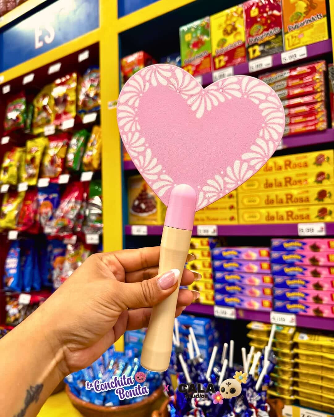 Talavera Heart Pay Wand