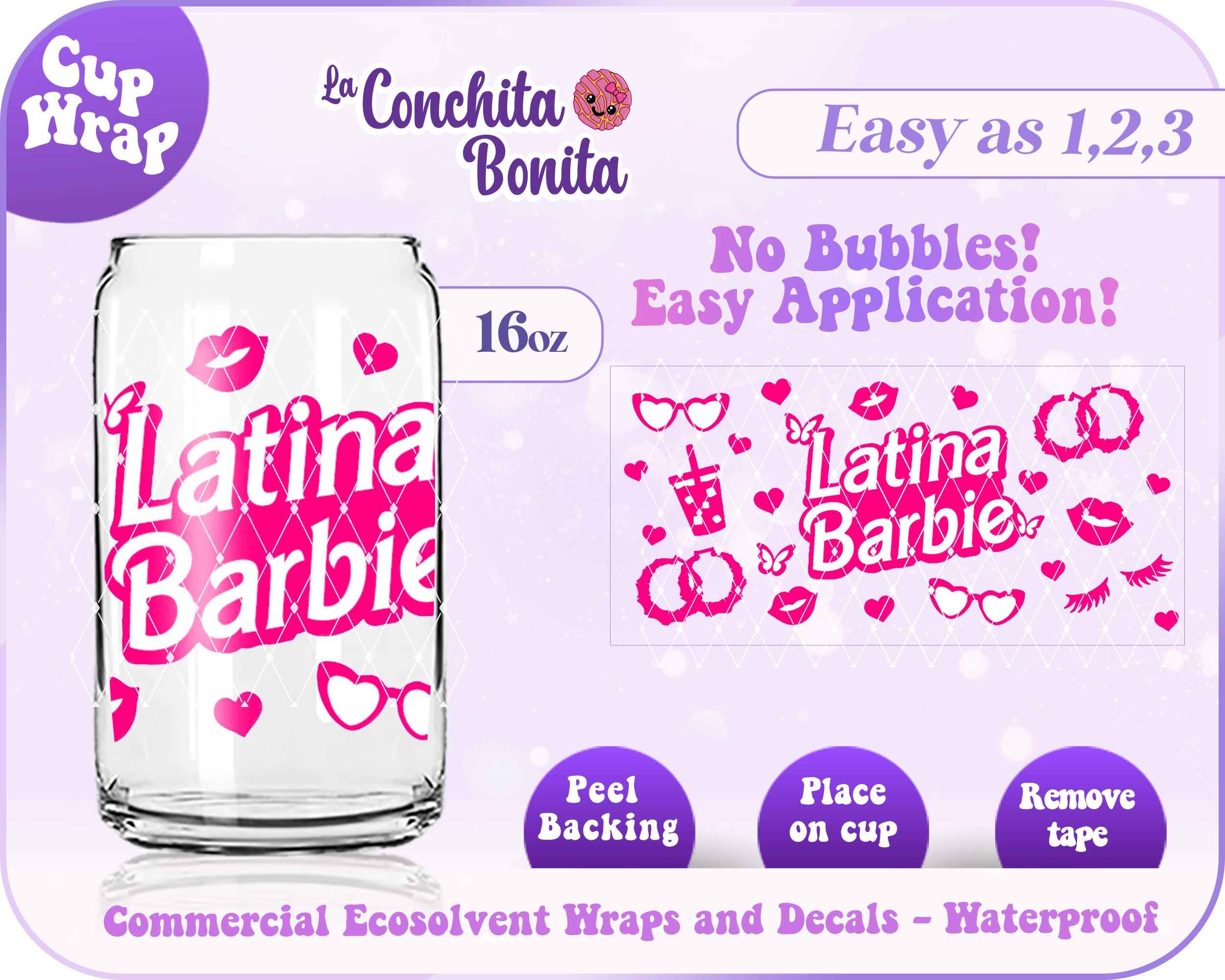 Water Decals - Barbie 3